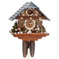 thumbnail image 1 of Cuckoo Clock Black Forest house with moving beer drinker, 1 of 1