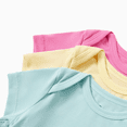 thumbnail image 3 of PatPat Baby's Cotton Solid Mint Colorful Short-sleeve Bodysuit, 3 of 5