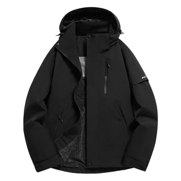 Pisexur Women's Winter Ski Jacket Lightweight Waterproof Long Softshell Jacket with Hooded Fleece Lined Windbreaker