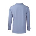 thumbnail image 4 of Kmbangi Men Long Sleeve Shirts Solid Color Loose Casual Button down Tops with Pockets Spring Clothes for Beach Streetwear, 4 of 8