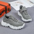 thumbnail image 4 of Dakaela Chaussures de Marche pour Femmes à Enfiler Espadrilles de Course Tennis 2025 Mode Décontractée Chaussures pour Femmes Gris 6, 4 of 8