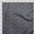 thumbnail image 3 of oneOone Polyester Lycra Fabric Leaves & Floral Block Printed Craft Fabric BTY 56 Inch Wide, 3 of 4