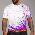 thumbnail image 2 of Ketyyh-chn99 Chemise de Plage Homme T-Shirt Oversize Homme Col Rond Confortable Coton Coupe Décontractée T-Shirts Amples pour Homme T-Shirt Classique Doux Violet,5TG, 2 of 4