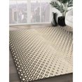 thumbnail image 3 of Ahgly Company Tapis Rond Lavable en Machine Intérieur Transitionnel Marron, 7 Pieds Rond, 3 of 7
