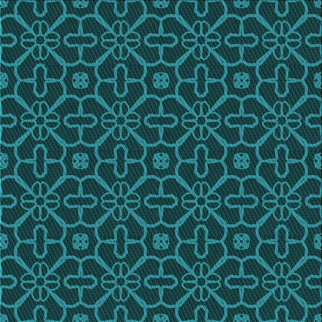 Ahgly Company Tapis d'Intérieur Lavable à la Machine, Carré, Transitionnel, Vert Sarcelle Profond, Tapis de Zone, 8 Pieds Carré