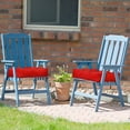thumbnail image 2 of Costway 2 Pcs Coussins d'Assise pour Chaise de Patio 21 Pouces x 21 Pouces Intérieur/extérieur Rouge, 2 of 10