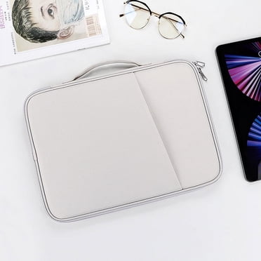 13 Inch Tablet Sleeve Case for Surface Pro 8/9/X 13'' MacBook Air 13/13.6 M2 Pro 13 Padded Protective Travel Laptop Pouch Bag White Xiaomi Book Air 13