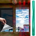 thumbnail image 4 of Film pour Fenêtre Réfléchissant Unidirectionnel pour Bloquer le Soleil, Contrôle de la Chaleur avec Protection UV, Installation à Adhérence Statique Sans Colle, Trousse Améliorée pour Fenêtres de Bureau Ou de Maison, 4 of 9