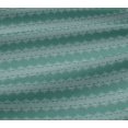 thumbnail image 5 of oneOone Tissu Jersey Viscose Imprimé Floral & Chevron au Mètre 60 Pouces de Large, 5 of 5