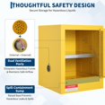 thumbnail image 3 of Kojooin Armoire de Sécurité Inflammable avec Porte à Fermeture Automatique et Tablettes Ajustables, Rangement en Acier Résistant au Feu pour Usage Commercial, 3 of 9