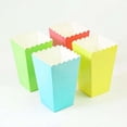 thumbnail image 1 of GOOHOCHY 8Pcs Popcorn Containers Wavy Edge Stripe Box for Kids and Movie Night, 1 of 7