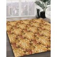 thumbnail image 3 of Ahgly Company Machine Washable Indoor Rectangle Transitional Beer Orange Area Rugs, 8' x 10', 3 of 7