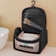 thumbnail image 4 of Translucent Cosmetic Bag, Cosmetic Bag Set Frosted Translucent PVC With Zipper Handle Portable Travel Bag, Hangable And Handy Cosmetic Bag, 4 of 8