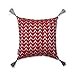 thumbnail image 3 of Pillow Perfect 624402 16 in. Modern Geometric Throw Pillow - Red & Silver, 3 of 4