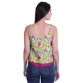 thumbnail image 3 of Moomaya Printed Womens Spaghetti Strap Crop Top Cami Summer Tops, 3 of 5