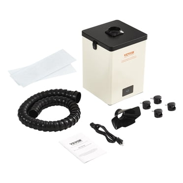 VEVOR Extracteur de Fumée à Souder, Extracteur de Fumée à Souder 150 W avec Filtres à 3 Étapes, Absorption de Fumée et Purificateur à Forte Aspiration 332 M3/h