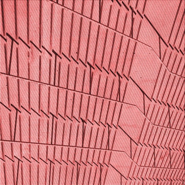 Ahgly Company Machine Washable Indoor Square Transitional Light Coral Pink Area Rugs, 5' Square