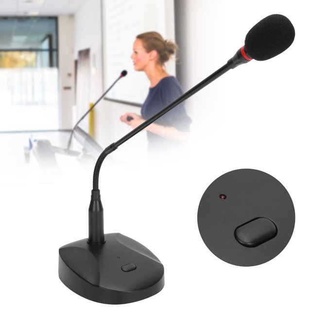 FAGINEY Microphone Col de Cygne, Microphone de Conférence de Bureau USB Microphone de Conférence de Diffusion Haute Sensibilité, Microphone de Conférence de Bureau
