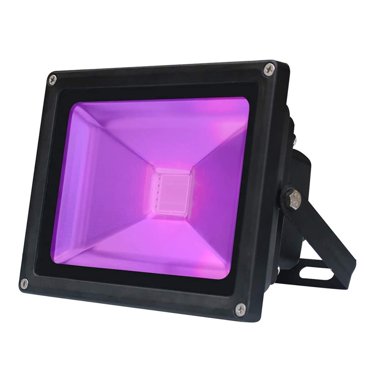 Projecteur LED UV 30W Haute Puissance Étanche Ultra Violet Lumière Noire DJ Disco Sta Lampe pour Fête de Noël Halloween