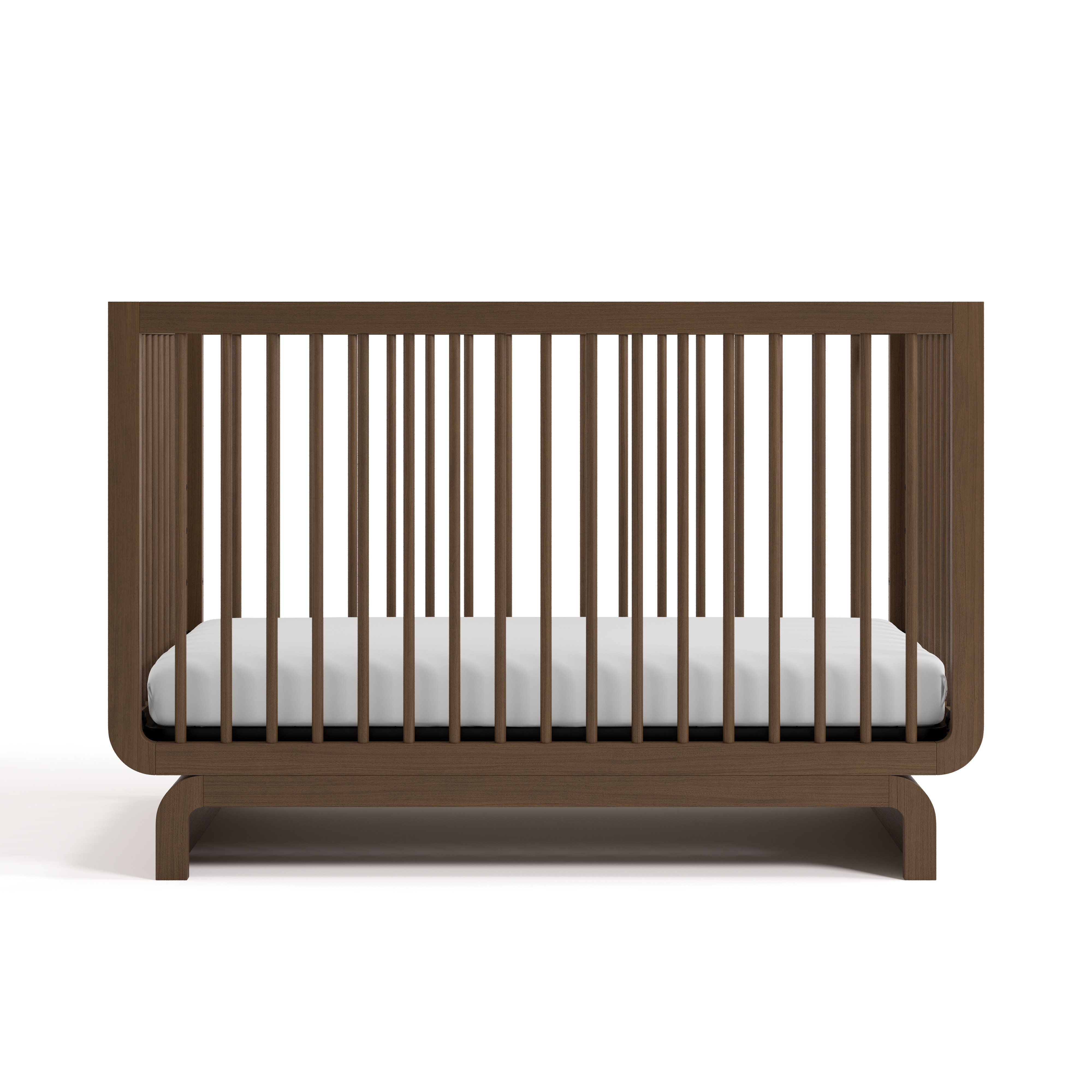 Storkcraft Santorini 5-in-1 Convertible Crib, Hazelnut