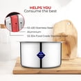 thumbnail image 4 of Multi Layered Material Polish Stainless Steel Cookware Handi 2200ml | For Grains, Soups, Canning, Desserts, Broth - Compatible With Gas & Induction, 4 of 5