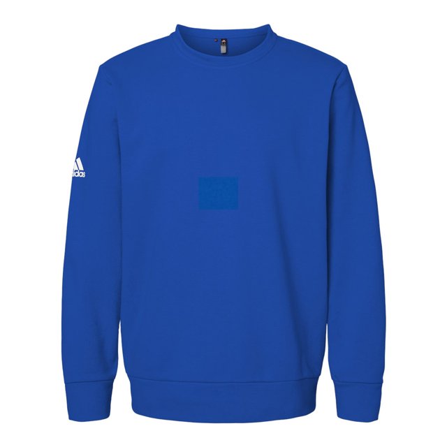 Adidas Mens Fleece Crewneck Sweatshirt, S, Collegiate Royal