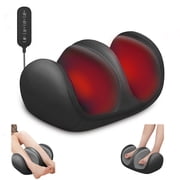 IKristin Foot Massager Machine with Heat, 3 Massage Level & 2 Modes, Shiatsu Feet and Leg Massager, Kneading Rolling for Foot, Calf, Ankle, Leg, Plantar, Massage Gift for Women Men, Christmas Gift