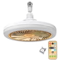 thumbnail image 2 of Kadlawus Smart Remote Control Ceiling Fan Light, E27 Base Integrated Fan and LED Lighting, Adjustable Brightness and Wind Speed for Bedroom, Living Room, Study, 2 of 6