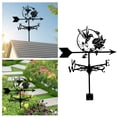 thumbnail image 2 of Indicateur de Direction du Vent en Métal pour Jardin Extérieur Décoration de Patio, 2 of 6