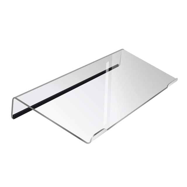 Clear Acrylic Keyboard Lift For Desk – Transparent Display Stand with Non- Bracket for Keyboard Organization and Desk Accessibility