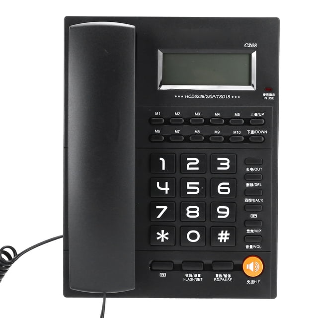 Téléphone Fixe, Téléphone Fixe Résidentiel Filaire Fixe Téléphone Fixe Résidentiel d'Affaires Conçu sur Mesure
