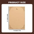 thumbnail image 2 of IMENGL Clearance! Delayuji Vintage Design Stationary Paper Retro Letter Paper Stamping Letter Writing Paper Vintage Love Letter Writing Paper Stationary Paper Gift Letter Paper One Size Multi-Color, 2 of 8