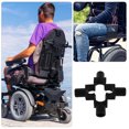 thumbnail image 1 of LABSERRON 4Pcs Universal Parts For Transport Chairs Wheelchair Seat Track Guide Black For Durable Use, 1 of 8