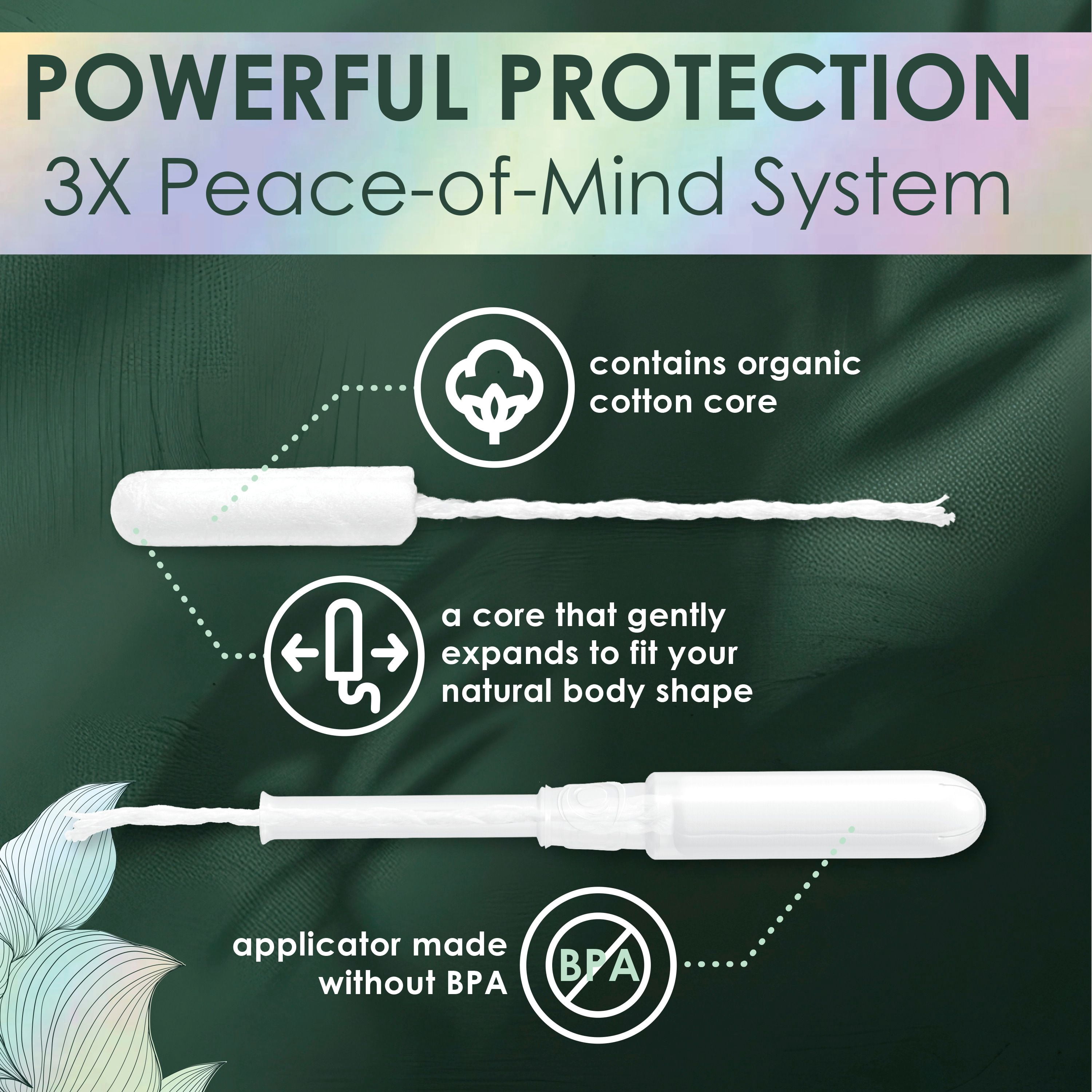 Tampons L., fabriqués à partir de coton biologique, degré d’absorption régulier/super, emballage multiple, sans pesticides synthétiques, rayonne ni parfums, 18 U