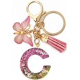 thumbnail image 1 of Letter Keychain,26 Letters A-Z Decorative Letter Keychain,Name Keychain for Women Girls Men Teenager Gift, 1 of 2