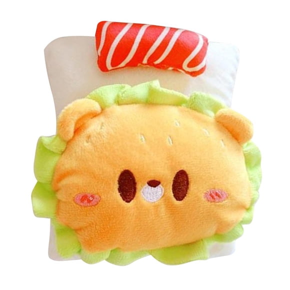 SUTENGDA 3 Pieces Doll Bedding Set Baby Doll Blankets Sheets and Throw Pillow for 17cm Dolls Children‘s Gifts Thanksgiving Gifts Bear