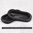 thumbnail image 3 of Unique Bargains Rubber Grommet Oval Double-Sided Mount Size 70 x 30 mm for Wire Protection 8 Pack, 3 of 5