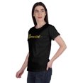 thumbnail image 4 of Inkmeso T-shirt à Col Rond Vacciné Pro-Vaccin en Coton pour Femmes, 4 of 9
