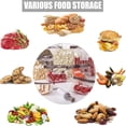 thumbnail image 4 of Sacs Lot de 20 3 Tailles Sacs de Rangement Alimentaires sous Vide Réutilisables avec Pompe Manuelle 4 Pinces de Scellage Scelleuse sous Vide Réutilisable pour Congélateur Sac Ziploc, 4 of 11