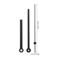 thumbnail image 2 of SHISUYAN 10 Sets Clock Hands Professional DIY Wall Clock Hands Replacement Clock Accessories, 2 of 8