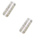 thumbnail image 1 of QualitChoice 1 Bag Glass Crystal Special-shaped Eye-catching Flat Bottom Easy to Paste Perfect Match Nail Rhinestones for Mobile Phone Type 3 2Set, 1 of 6