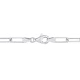 thumbnail image 3 of Collier chaîne paperclip de Miabella en argent sterling, 3 of 3