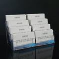 thumbnail image 4 of Business Card Holder, Business Card Display, Business Card Organizer, Cards Stand for Workspace, 1Pcs Clear Card Display Holde, Business Card Storage Holder 7.68x3.35x3.94 In, 4 of 5