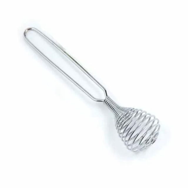 "Whisk Your Way To Perfection With Our Spring Coil Egg Beater The Kitchen !", 23x7 cm, White