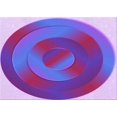 thumbnail image 1 of Ahgly Company Machine Washable Indoor Rectangle Transitional Purple Mimosa Purple Area Rugs, 6' x 9', 1 of 7