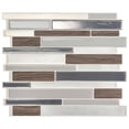 thumbnail image 3 of SMART TILES PEEL & STICK BACKSPLASH - MILANO ARGENTO - 4 Pieces 11.55 x 9.63, 3 of 4