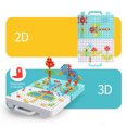 thumbnail image 2 of 106pcs Electric Drill Construction Building blocks Animals Plants Creative Building Educational Activities Puzzle Games, 2 of 8