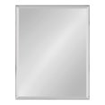 thumbnail image 2 of Kate and Laurel Rhodes Large Framed Decorative Rectangle Wall Mirror, 22.75x28.75 Chrome Silver, 2 of 6