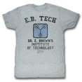 thumbnail image 1 of Retour vers le Futur EB Tech Gris T-Shirt pour Adulte, 1 of 1