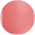 thumbnail image 1 of Ahgly Tapis Rond Lavable en Machine Intérieur Transitionnel Rose Corail Clair, 8 Pieds Rond, 1 of 7
